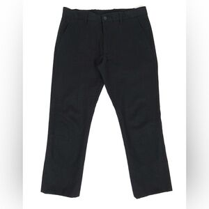 Ann Demeulemeester Men's cropped black trouser